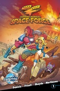 Cover: Stormy Daniels: Space Force #1 - TidalWave Productions