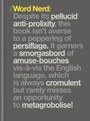 Cover: Word Nerd - Cassell