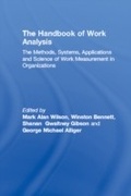 Cover: The Handbook of Work Analysis - Routledge