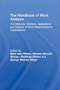 Cover: The Handbook of Work Analysis - Routledge