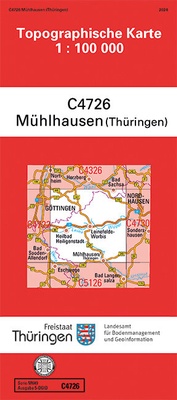 Abbildung von: Mühlhausen - Thüringer Landesamt für Bodenmanagement und Geoinformation