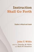 Cover: Instruction Shall Go Forth - Wipf and Stock Publishers