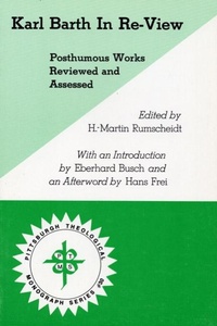 Enlarge image Cover: Karl Barth In Re-View - Wipf and Stock Publishers