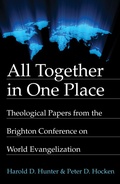 Cover: All Together in One Place - Wipf and Stock Publishers