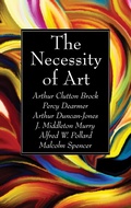Cover: The Necessity of Art - Wipf and Stock Publishers