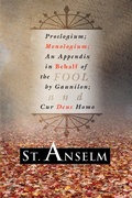 Cover: Proslogium; Monologium; - Wipf and Stock
