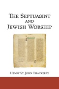 Cover: The Septuagint and Jewish Worship - Wipf and Stock