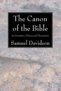 Cover: The Canon of the Bible - Wipf and Stock