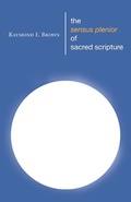 Cover: The Sensus Plenior of Sacred Scripture - Wipf and Stock