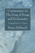 Cover: Commentary on The Song of Songs and Ecclesiastes - Wipf and Stock