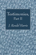 Cover: Testimonies, Part II - Wipf and Stock