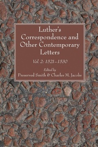 Enlarge image Cover: Luther's Correspondence and Other Contemporary Letters - Wipf and Stock