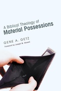 Cover: A Biblical Theology of Material Possessions - Wipf and Stock