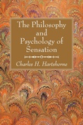 Cover: The Philosophy and Psychology of Sensation - Wipf and Stock