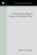 Cover: A Third-Century Papyrus Codex of the Epistles of Paul - Wipf and Stock