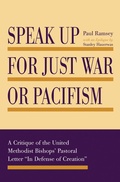 Cover: Speak Up for Just War or Pacifism - Wipf and Stock