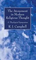 Cover: The Atonement in Modern Religious Thought - Wipf and Stock Publishers