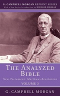 Cover: The Analyzed Bible, Volume 3 - Wipf and Stock