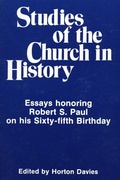 Cover: Studies of the Church in History - Pickwick Publications