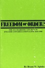Cover: Freedom or Order? - Pickwick Publications