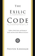 Cover: The Exilic Code - Wipf & Stock Publishers