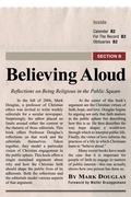 Cover: Believing Aloud - Wipf and Stock Publishers