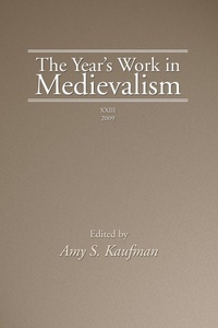 Enlarge image Cover: The Year's Work in Medievalism, 2009 - Wipf and Stock Publishers