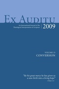 Cover: Ex Auditu - Volume 25 - Wipf and Stock Publishers