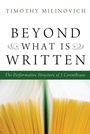 Cover: Beyond What Is Written - Wipf and Stock Publishers
