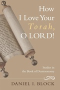 Cover: How I Love Your Torah, O LORD! - Wipf and Stock Publishers