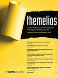 Cover: Themelios, Volume 41, Issue 3 - Wipf and Stock