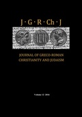 Cover: Journal of Greco-Roman Christianity and Judaism, Volume 12 - Wipf and Stock Publishers