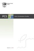 Cover: Post-Christendom Studies: Volume 1 - Wipf and Stock Publishers