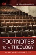 Cover: Footnotes to a Theology - Wipf and Stock Publishers