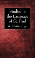 Abbildung von: Studies in the Language of St. Paul - Wipf and Stock Publishers