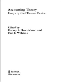 Abbildung von: Accounting Theory - Routledge