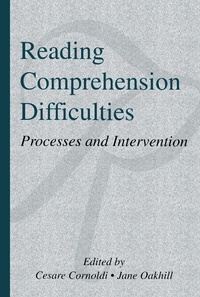 Enlarge image Cover: Reading Comprehension Difficulties - Routledge
