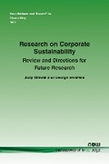 Cover: Research on Corporate Sustainability - now publishers Inc