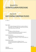 Cover: Zeitschrift f&uuml;r Ostmitteleuropa-Forschung (ZfO) 69/3 / Journal of East Central European Studies (JECES) - Verlag Herder-Institut