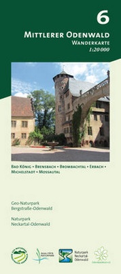 Abbildung von: Blatt 6, Mittlerer Odenwald - MeKi Landkarten