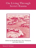 Cover: On Living Through Soviet Russia - Routledge