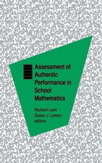 Enlarge image Cover: Assessment of Authentic Performance in School Mathematics - Routledge