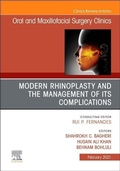 Cover: Modern Rhinoplasty and the Management of its Complications, An Issue of Oral and Maxillofacial Surgery Clinics of North America: Volume 33-1 - Elsevier
