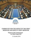 Cover: Report on the Commissioner for Older People Bill (NIA 21/09) - Stationery Office, Belfast