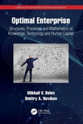 Cover: Optimal Enterprise - CRC Press
