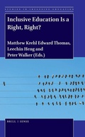 Cover: Inclusive Education Is a Right, Right? - Brill