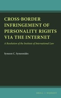 Cover: Cross-Border Infringement of Personality Rights via the Internet - Martinus Nijhoff