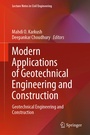 Cover: Modern Applications of Geotechnical Engineering and Construction - Springer