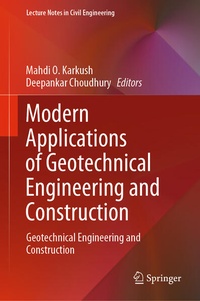 Enlarge image Cover: Modern Applications of Geotechnical Engineering and Construction - Springer