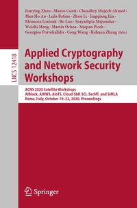 Enlarge image Cover: Applied Cryptography and Network Security Workshops - Springer